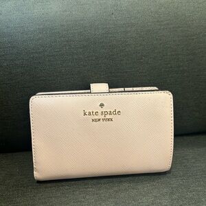 Kate Spade Cream Wallet Structured Design